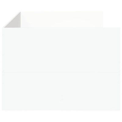 Łóżko dzienne z szufladami, bez materaca, białe, 90x190 cm