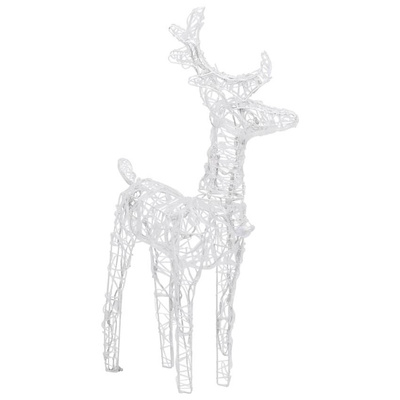 vidaXL Dekoracja świąteczna – renifery z saniami, 320 LED, akrylowa model standard