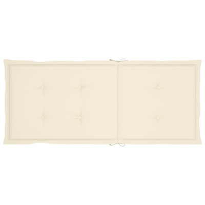 vidaXL Składane krzesła ogrodowe z poduszkami, 3 szt., drewno akacjowe