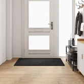 Chodnik dywanowy Czarny 80 x 150 cm 100% Poliester Tuft