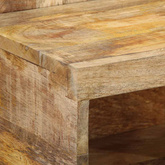 Szafka nocna, 50x27x50 cm, surowe drewno mango