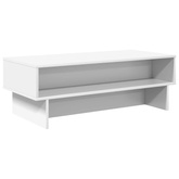 Stolik kawowy Biały 100 x 46 x 35 cm Drewno inżynieryjne