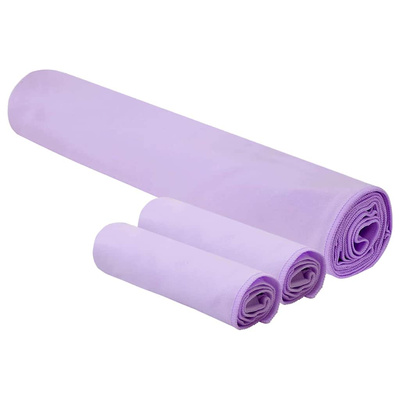 Zestaw Ręczników Sportowych 3 pcs Fioletowy