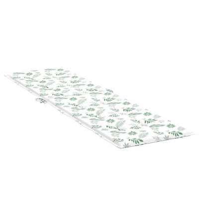 vidaXL Poduszka na leżak, wzór w liście, tkanina Oxford