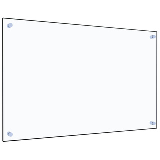 Panel ochronny do kuchni, przezroczysty, 80x50 cm, szkło