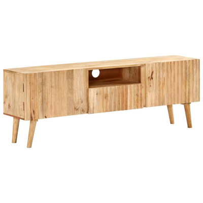 vidaXL Szafka pod TV, 140x30x49 cm, lite drewno mango