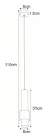 Lampa wisząca K-4713 z serii NIKOS KAJA