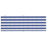 vidaXL Poduszka na leżak, niebiesko-białe paski, tkanina Oxford