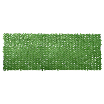 Parawan balkonowy, zielone liście, 400x150 cm