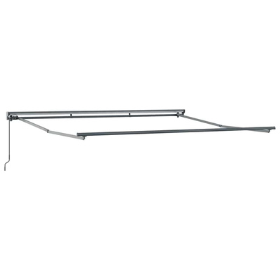Rama markizy Z regulacją Antracyt 4 × 3 m Stal