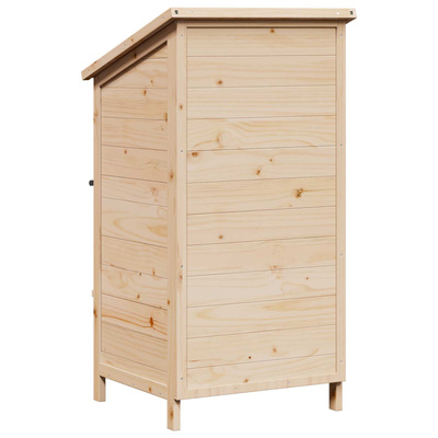 Shed ogrodowy naturalny 59,5 x 56 x 113,5 cm Drewno Świerkowe