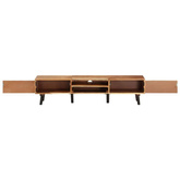 vidaXL Szafka pod TV, 145x35x35 cm, lite drewno akacjowe