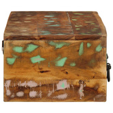 Ścienna szafka pod TV, 100x30x19 cm, lite drewno z odzysku