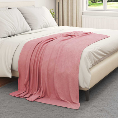 Koce narzutowe 24 pcs Różowy 170 x 130 cm Polar