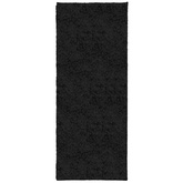 vidaXL Dywan z długim włosiem PAMPLONA, czarny, 80x200 cm