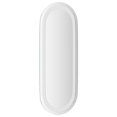 vidaXL Lustro łazienkowe z LED, 50x20 cm, owalne