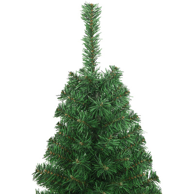 Sztuczna choinka o grubych gałązkach, zielona, 120 cm, PVC