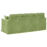 Sofa Jasnozielony 198 x 78 x 80 cm Aksamit
