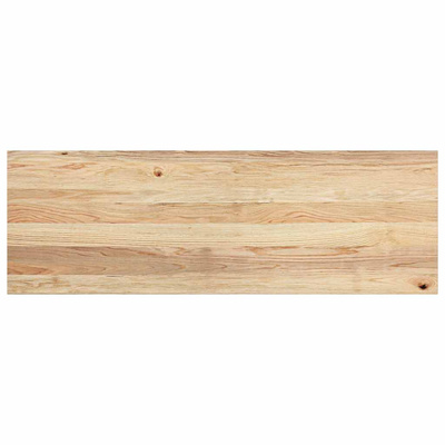 Parapety 2 szt., surowe, 120x40x2 cm, lite drewno dębowe