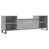 vidaXL Szafka pod TV, szarość betonu, 160x35x55 cm