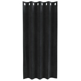 Zasłony zaciemniające 2 pcs Czarny 140 x 175 cm Aksamit
