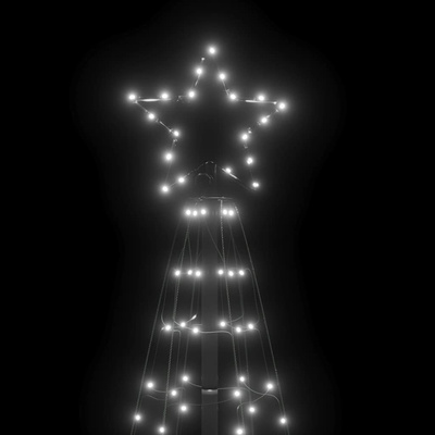 Choinka świąteczna LED z kolcami 220 diod LED Zimna biel 180 cm