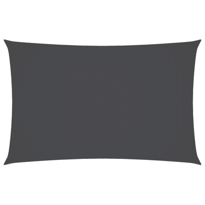 Żagiel ogrodowy, tkanina Oxford, prostokątny, 3x6 m, antracyt