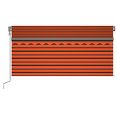 Automatyczna markiza z zasłoną, LED i czujnikiem, 3x2,5 m