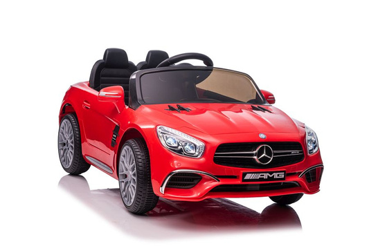 Auto Na Akumulatr Mercedes SL65 S Pilot LCD Czerwony Lakierowany