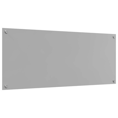 Panel kuchenny Jasnoszary 120 x 50 cm szkło hartowane