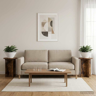 Stojak na rośliny 2 pcs Dąb wędzony ?29,5 x 40 cm