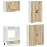 Jednostka kuchenna PORTO 8 szt. dąb Sonoma Drewno inżynieryjne