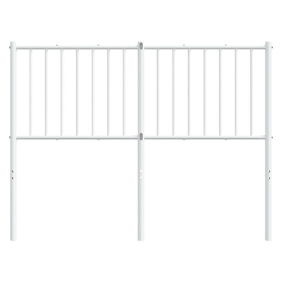 Metalowe wymienne wezgłowie, białe, 120 cm