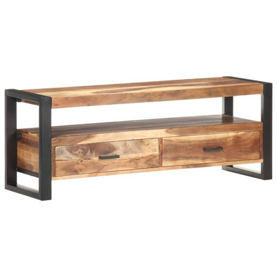vidaXL Szafka pod TV, 120x35x45 cm, drewno z miodowym wykończeniem