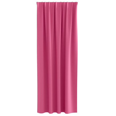 Firany blackout z kółkami 2 pcs Jasnoróżowy 225 x 140 cm