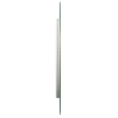 vidaXL Lustro łazienkowe z LED, 100x45 cm, owalne