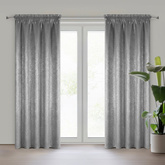 Zasłona Ebru stalowa 135x270