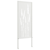 Ekran zapewniający prywatność w ogrodzie Biały 50 x 140 cm