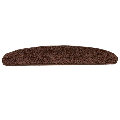Maty na schody 15 szt. 65x21x4 cm Brązowe półokrągłe duże
