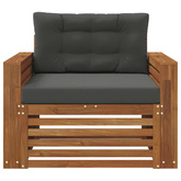 Sofa na zewnątrz Lite drewno akacjowe i poliester