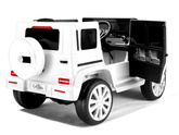 Samochód na akumulator Mercedes G500 Światla LED MP3 Pilot  biały