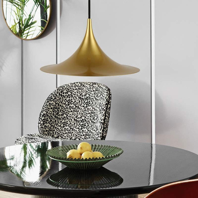 Lampa Wisząca Skandynawska Złota E14 Abruzzo Oslo