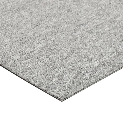 vidaXL Podłogowe płytki dywanowe, 20 szt., 5 m², 50x50 cm, jasnoszare