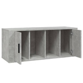 vidaXL Szafka pod TV, szarość betonu, 100x35x40 cm model standard