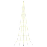 Ledowa Choinka Bożonarodzeniowa z Kolcami do Ziemi 511 cm Metal