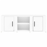 vidaXL Szafka pod TV, biała, 100x31,5x35 cm, materiał drewnopochodny