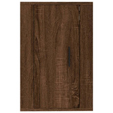 vidaXL Wiszące szafki telewizyjne, 2 szt., brązowy dąb, 40x34,5x60 cm