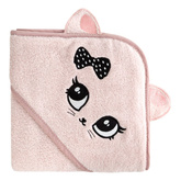 Ręcznik Kaptur różowy 100x100