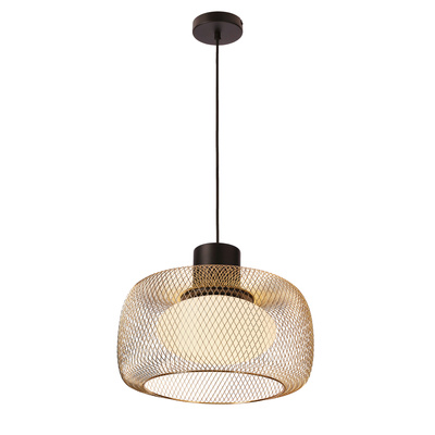 Lampa wisząca Sopra 40 czarno złota metalowa nad stół do salonu