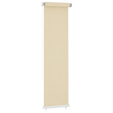 vidaXL Roleta zewnętrzna, kremowa, 60x230 cm, HDPE